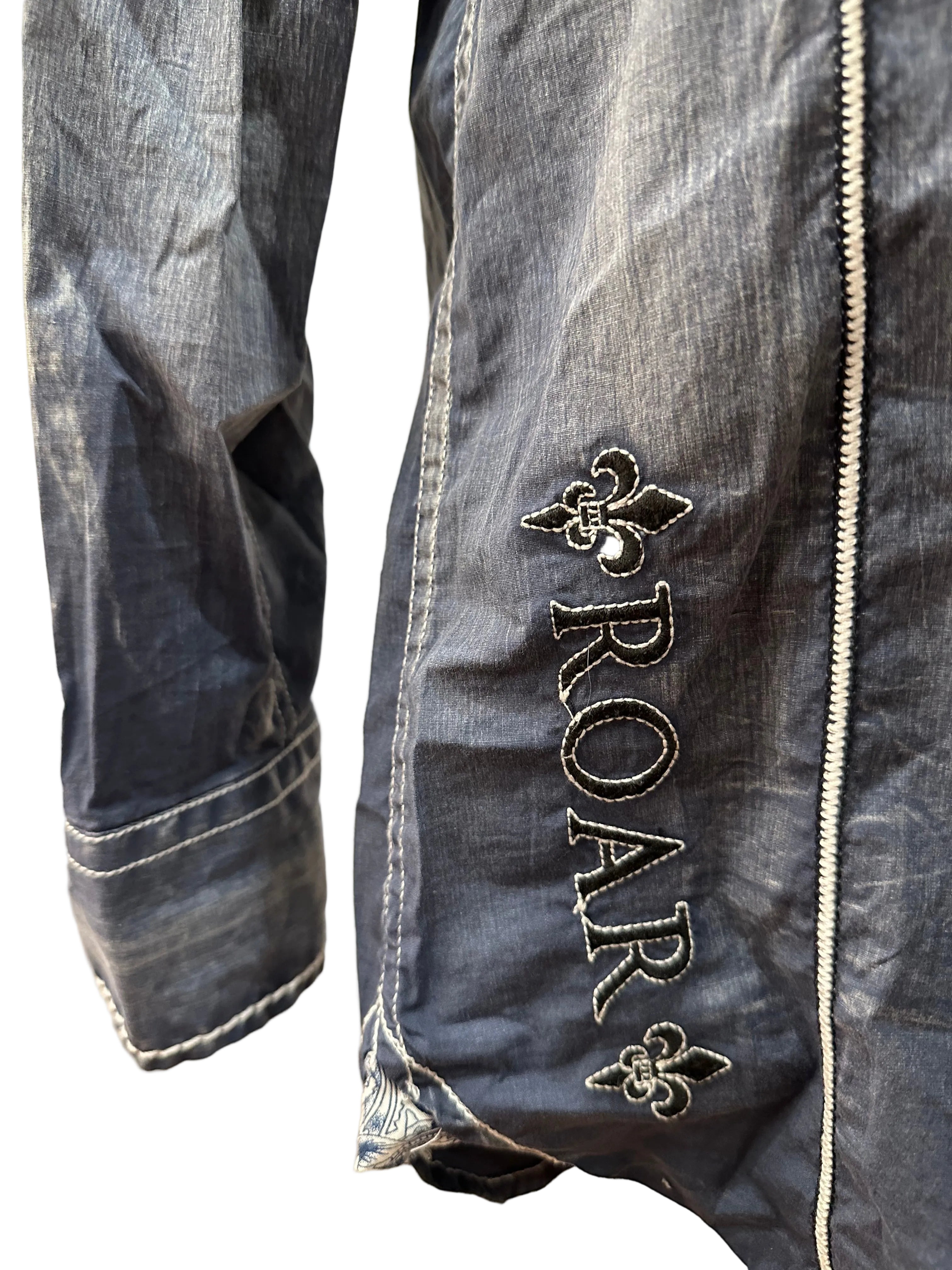 (Men's Large) Y2K Grunge Roar Button Up
