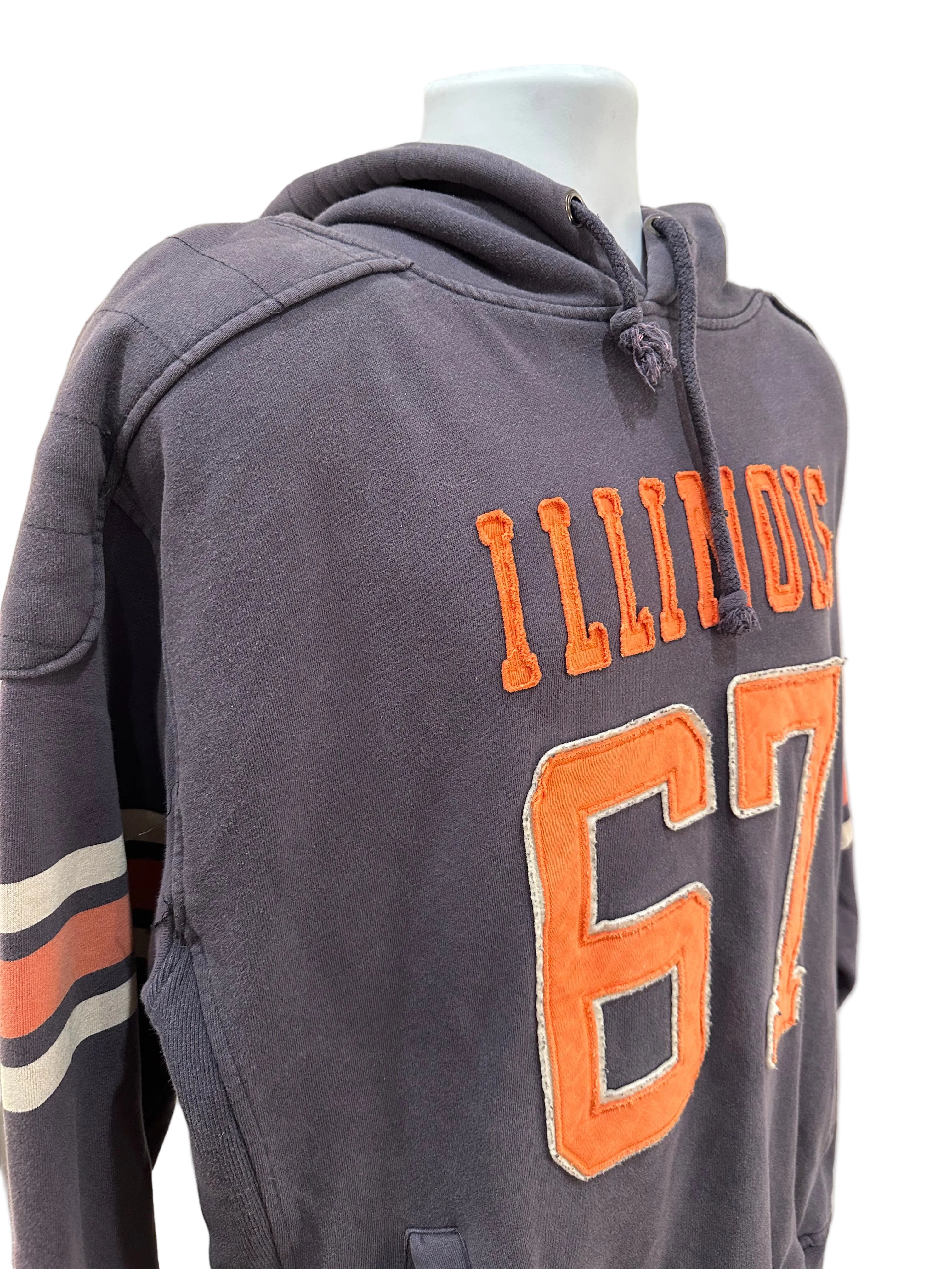 (Men's XL) 2000s Illinois "67" Hoodie