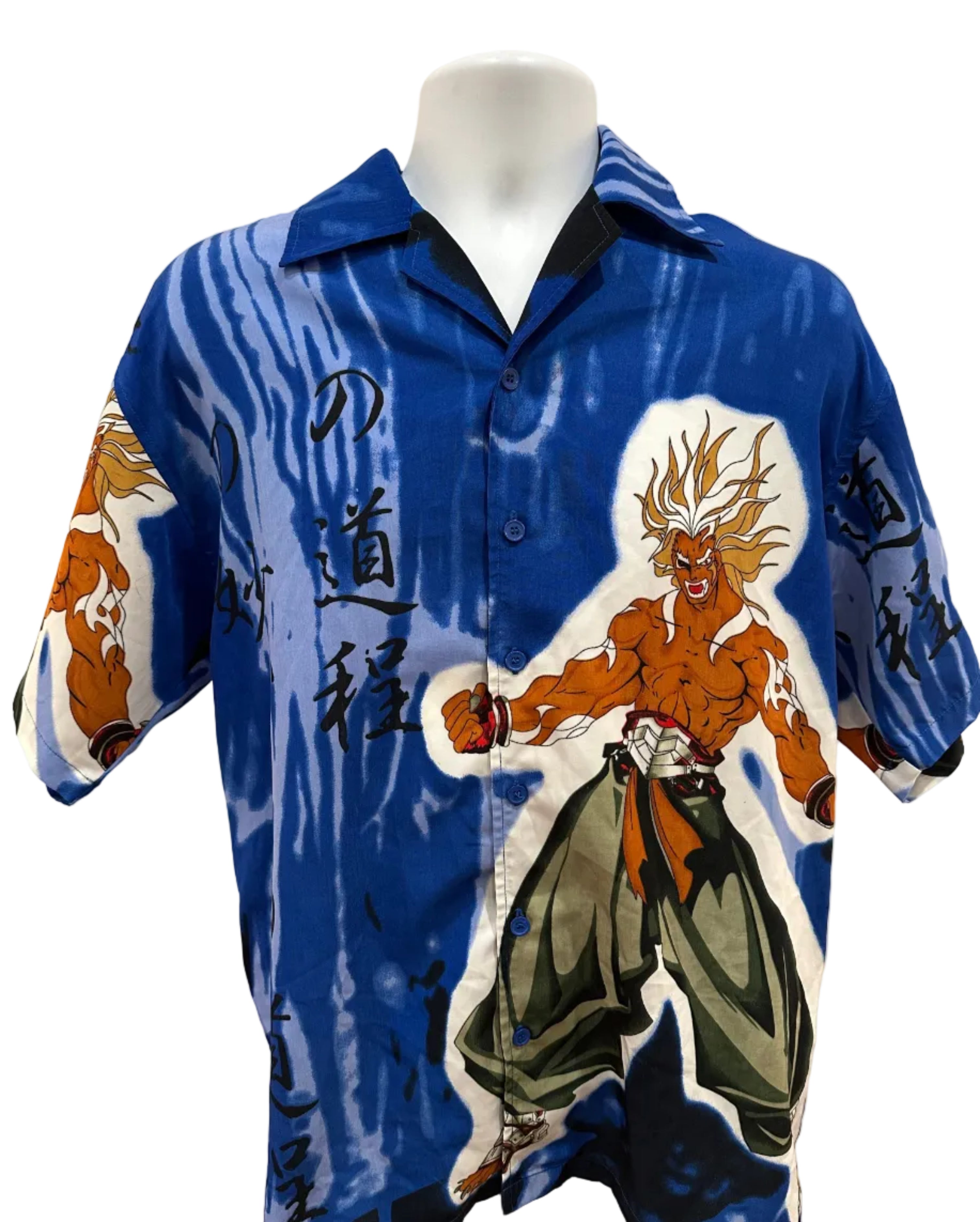 (Men's Medium) Y2K Anime Button Up