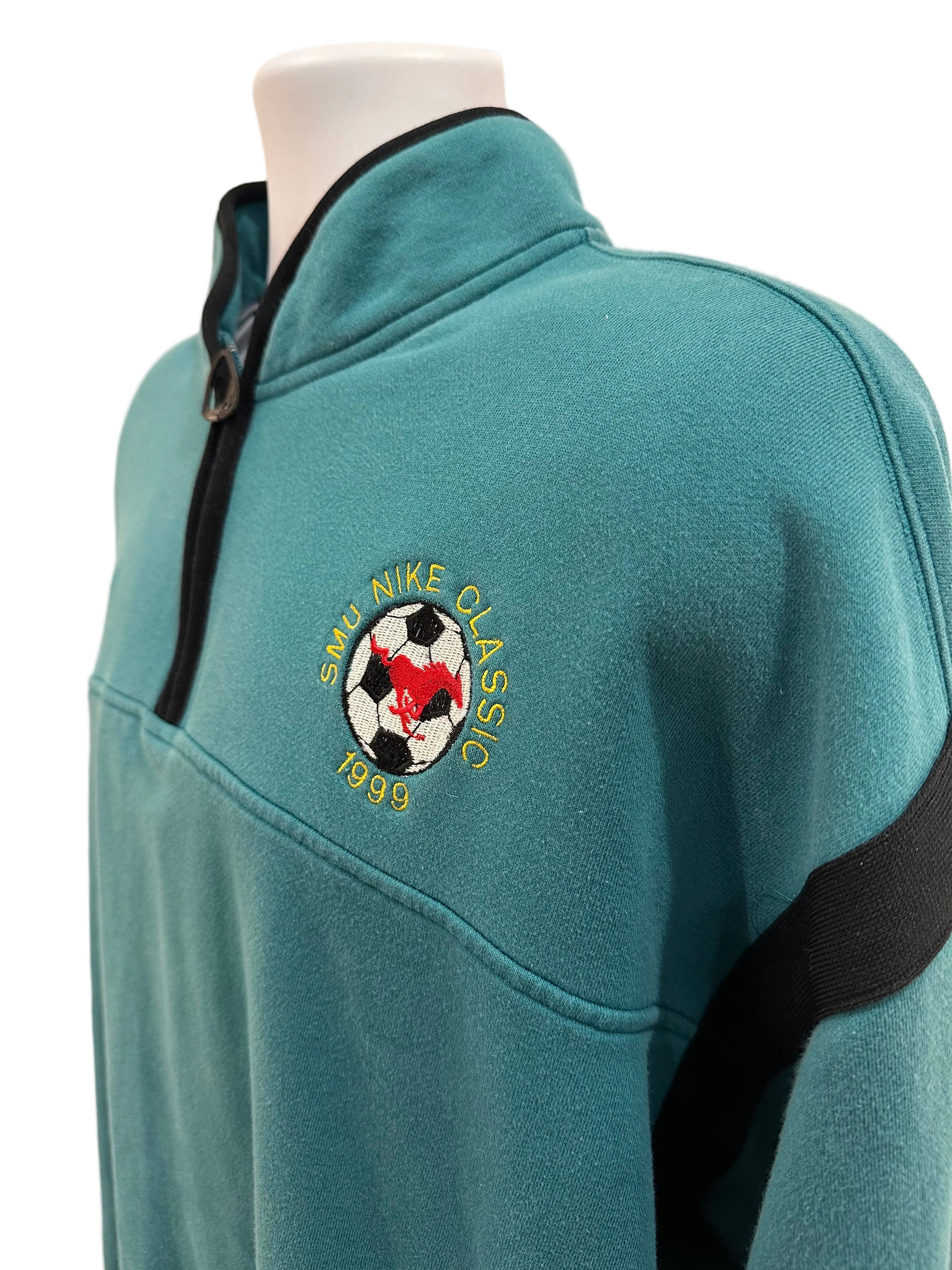 (Men's XL) 1999 Nike SMU Soccer Warm Up Pullover