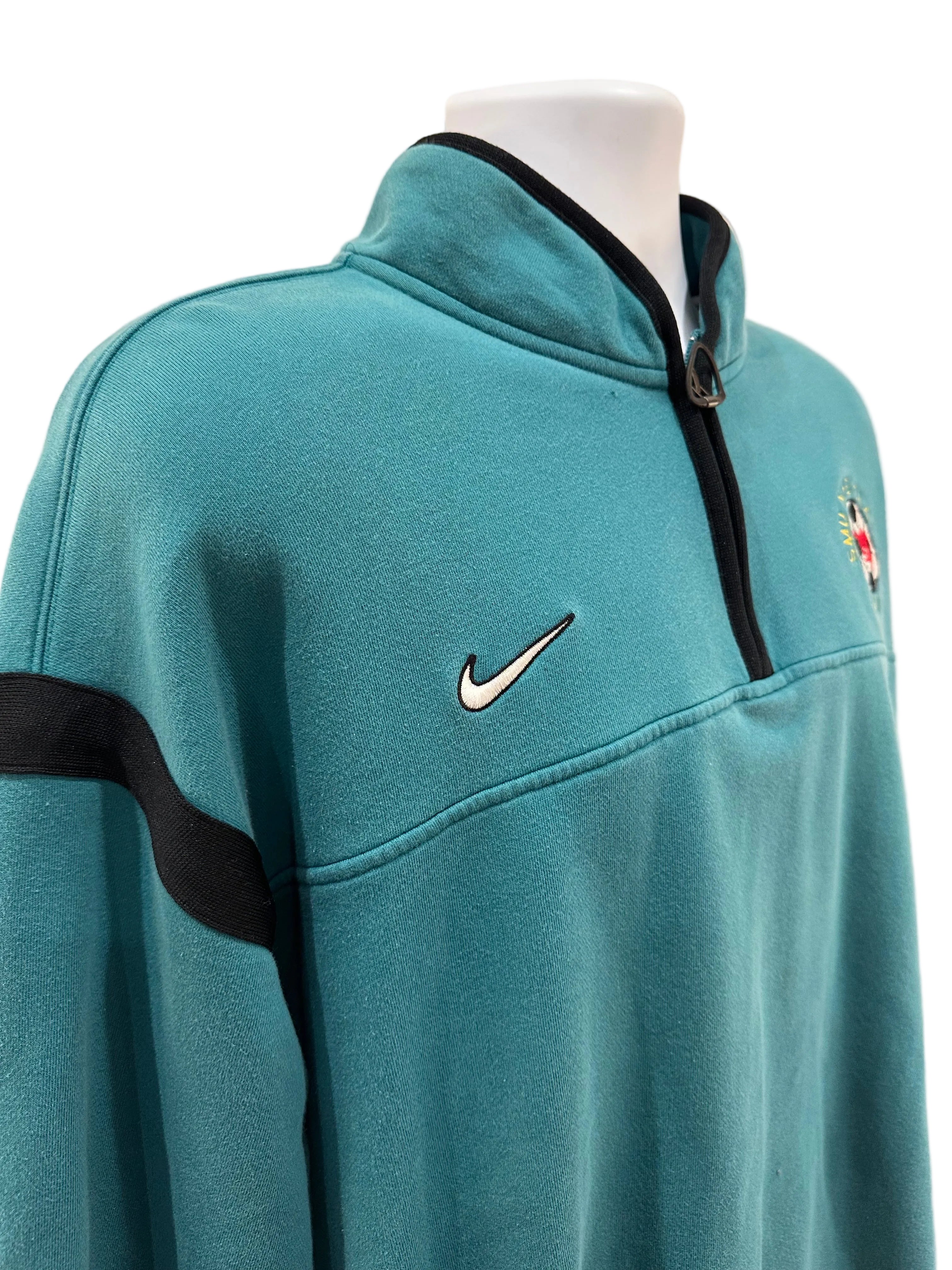 (Men's XL) 1999 Nike SMU Soccer Warm Up Pullover