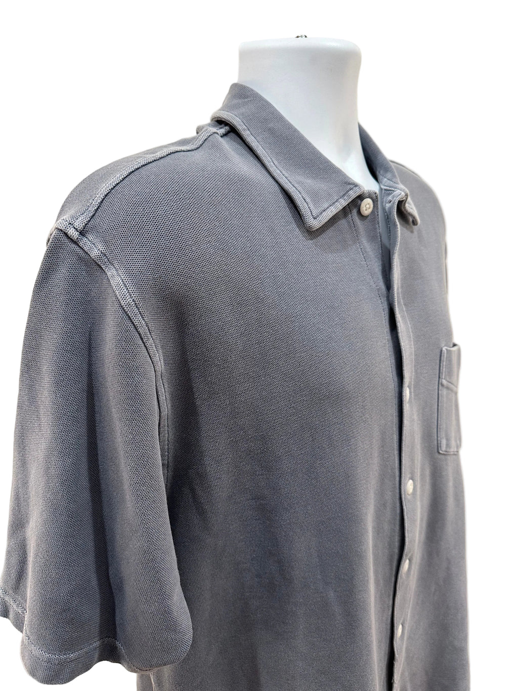 (Men's Large) 90s Eddie Bauer Full Button Polo