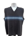 (Men's Medium) 2000s Unionbay Striped Sweater Vest