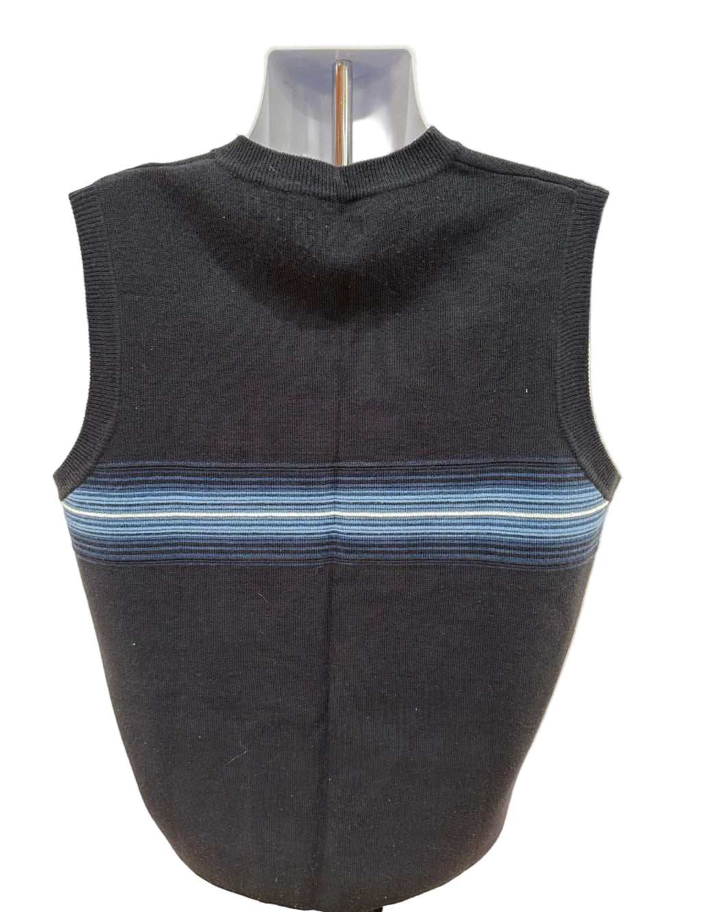 (Men's Medium) 2000s Unionbay Striped Sweater Vest