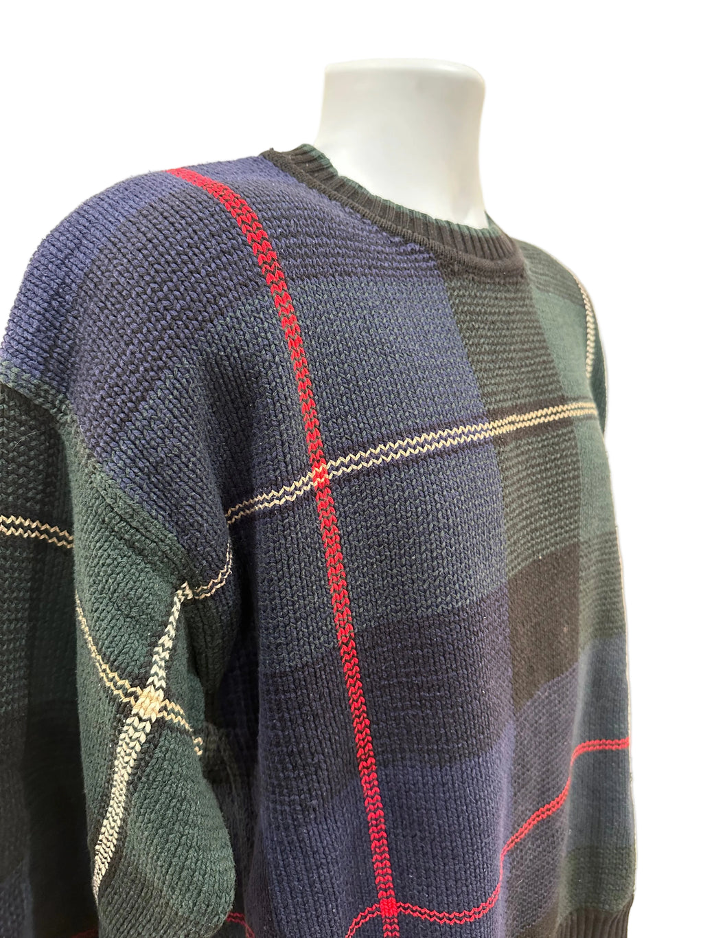 (Men's Large) 90s Croft and Barrow Primary Color Sweater