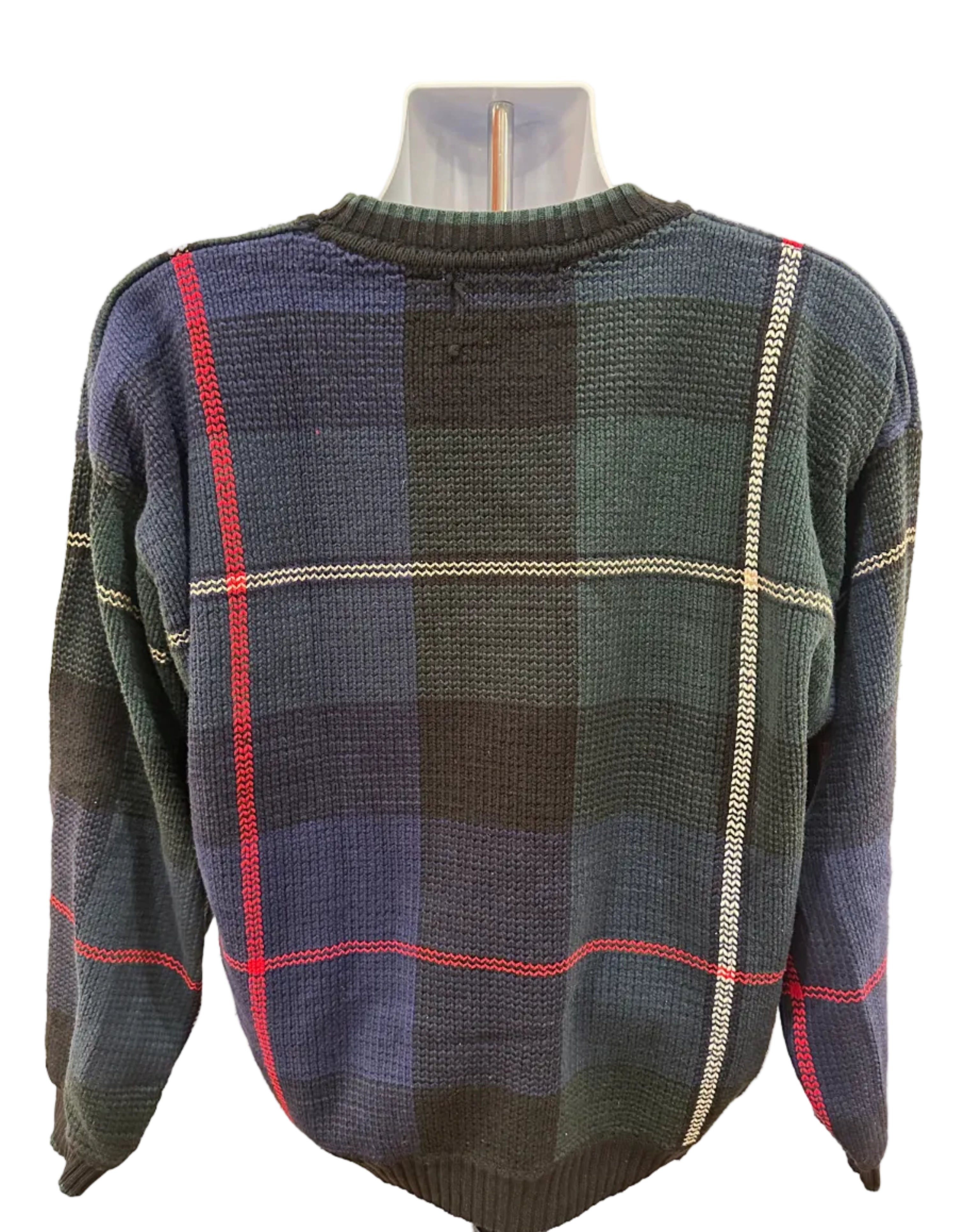 (Men's Large) 90s Croft and Barrow Primary Color Sweater