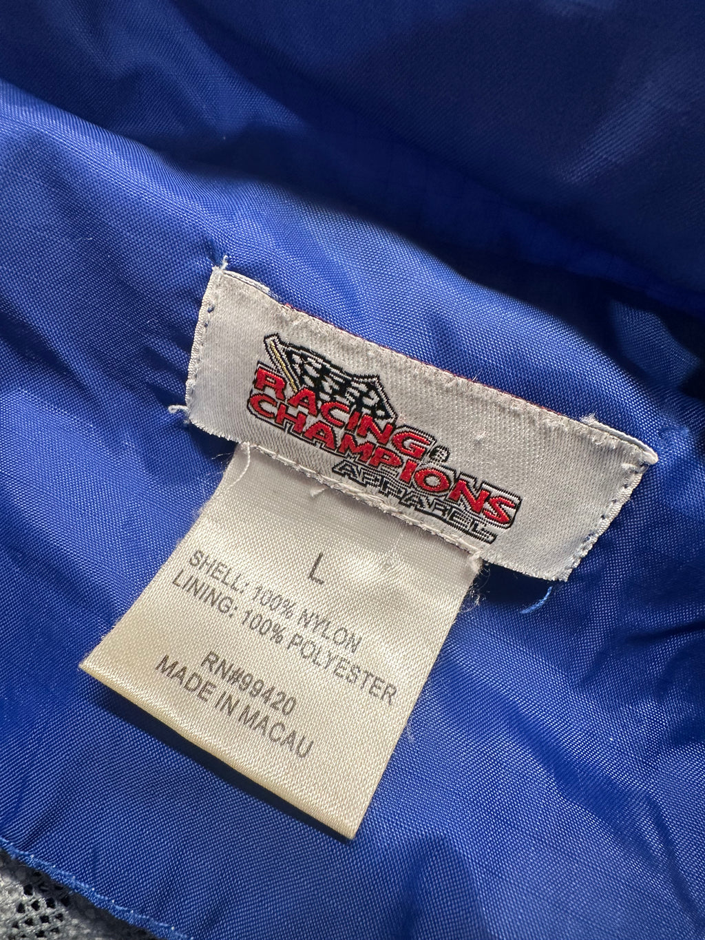 (Men's Large) 90s Jimmie Johnson Nascar Lightweight Jacket
