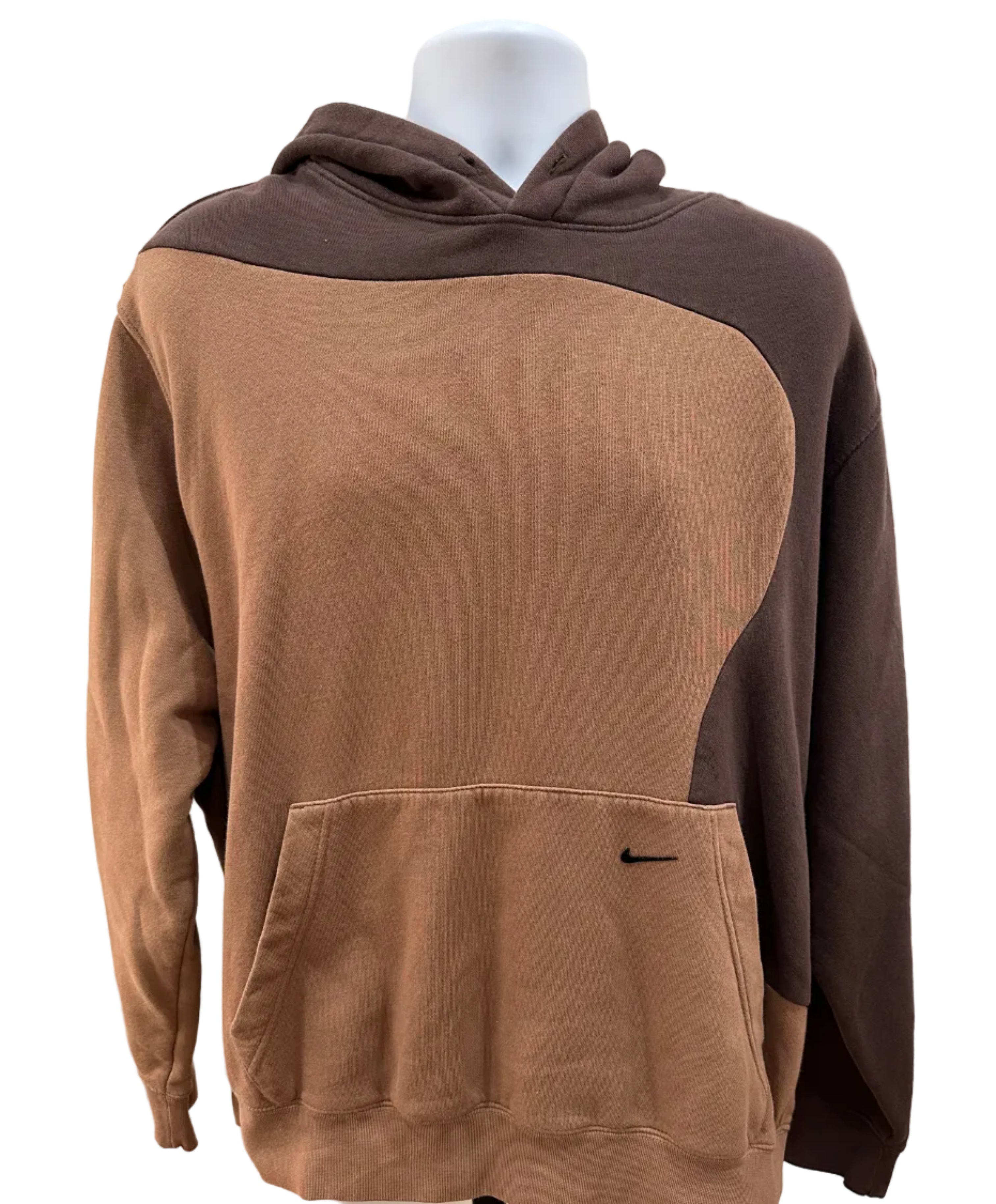 (Men's 2X) 2000s Brown Wavy Nike Hoodie