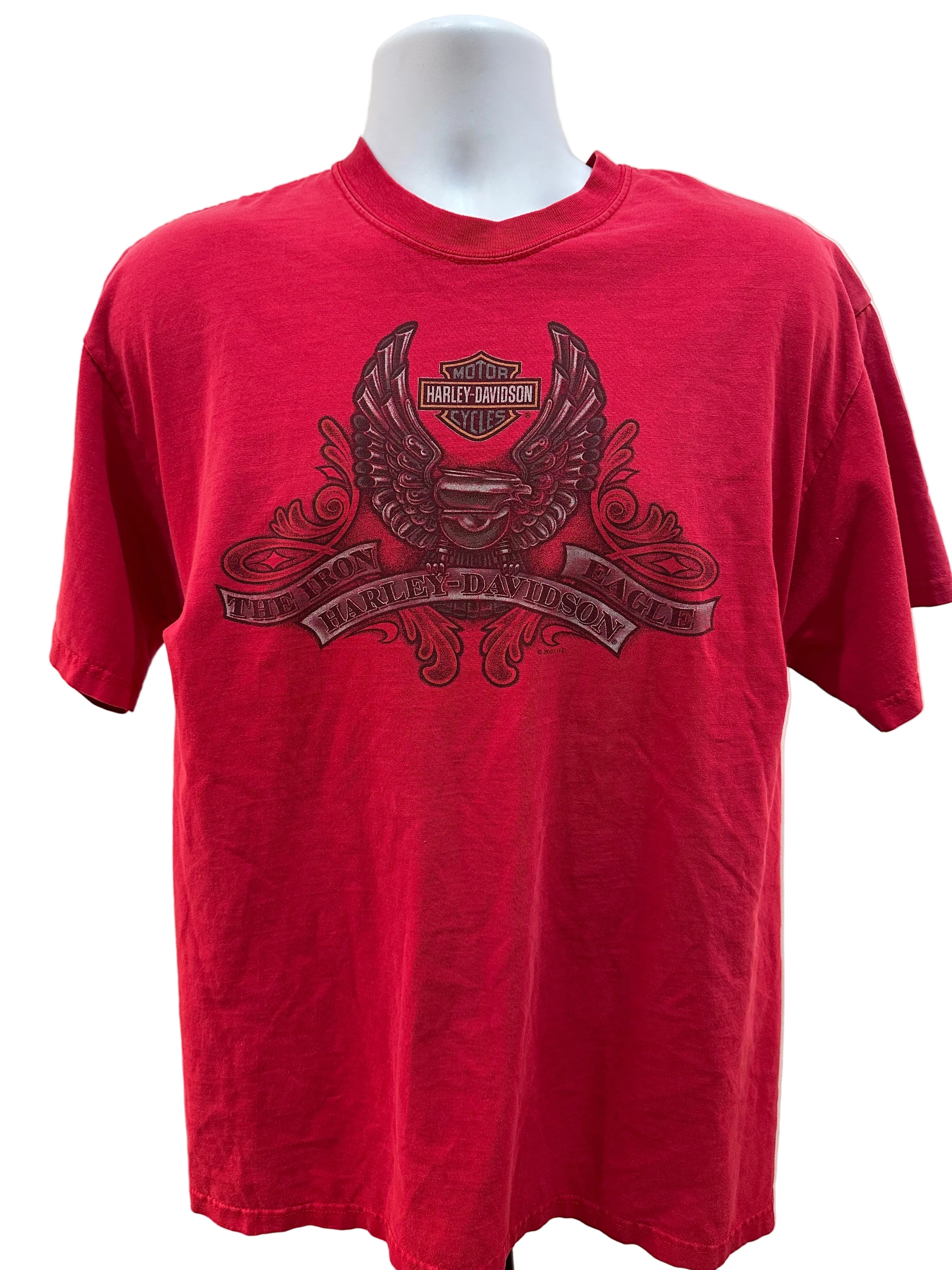 (Men's Large) 2007 Restitch Harley Davidson "Iron Eagle"
