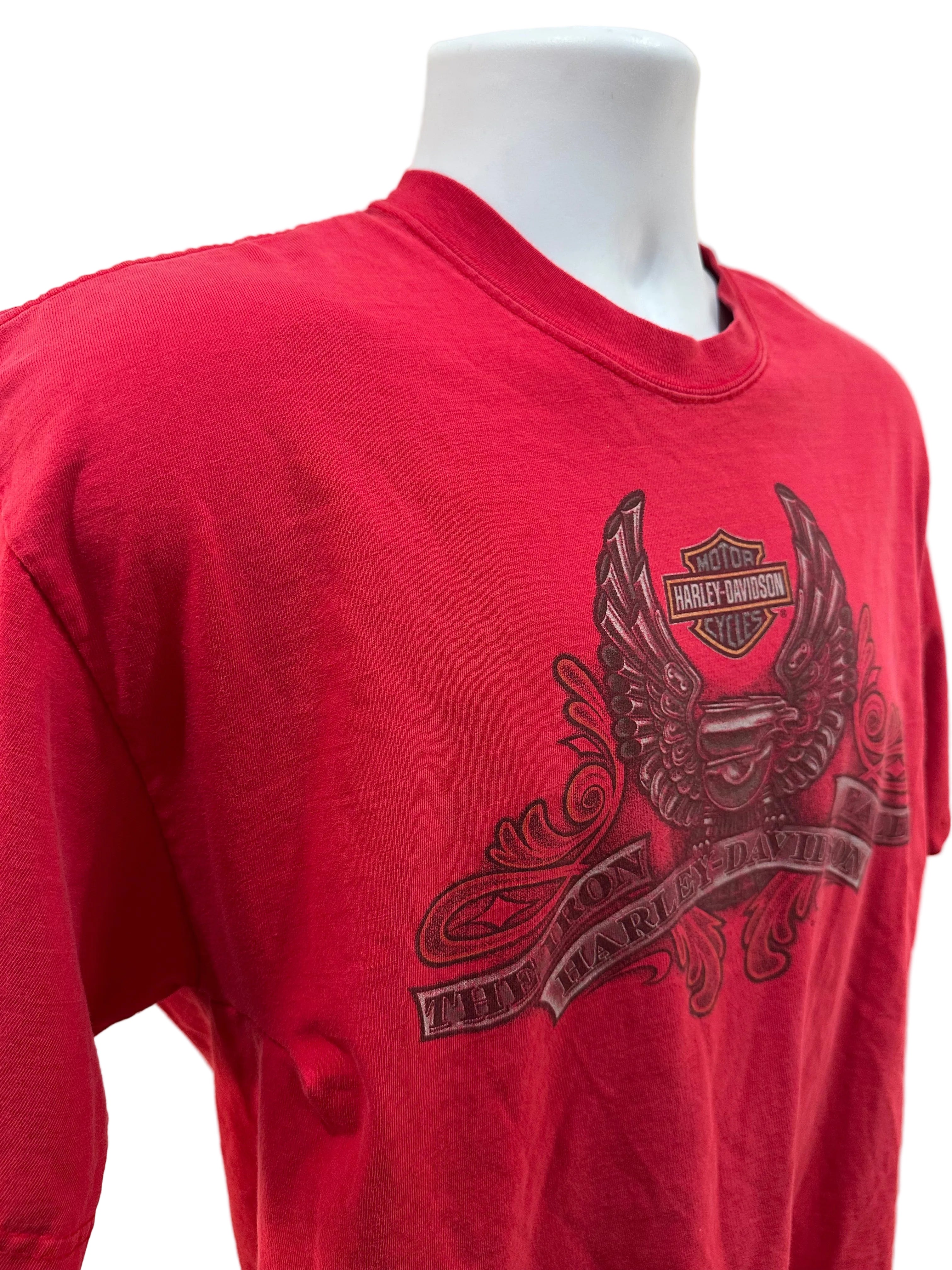 (Men's Large) 2007 Restitch Harley Davidson "Iron Eagle"