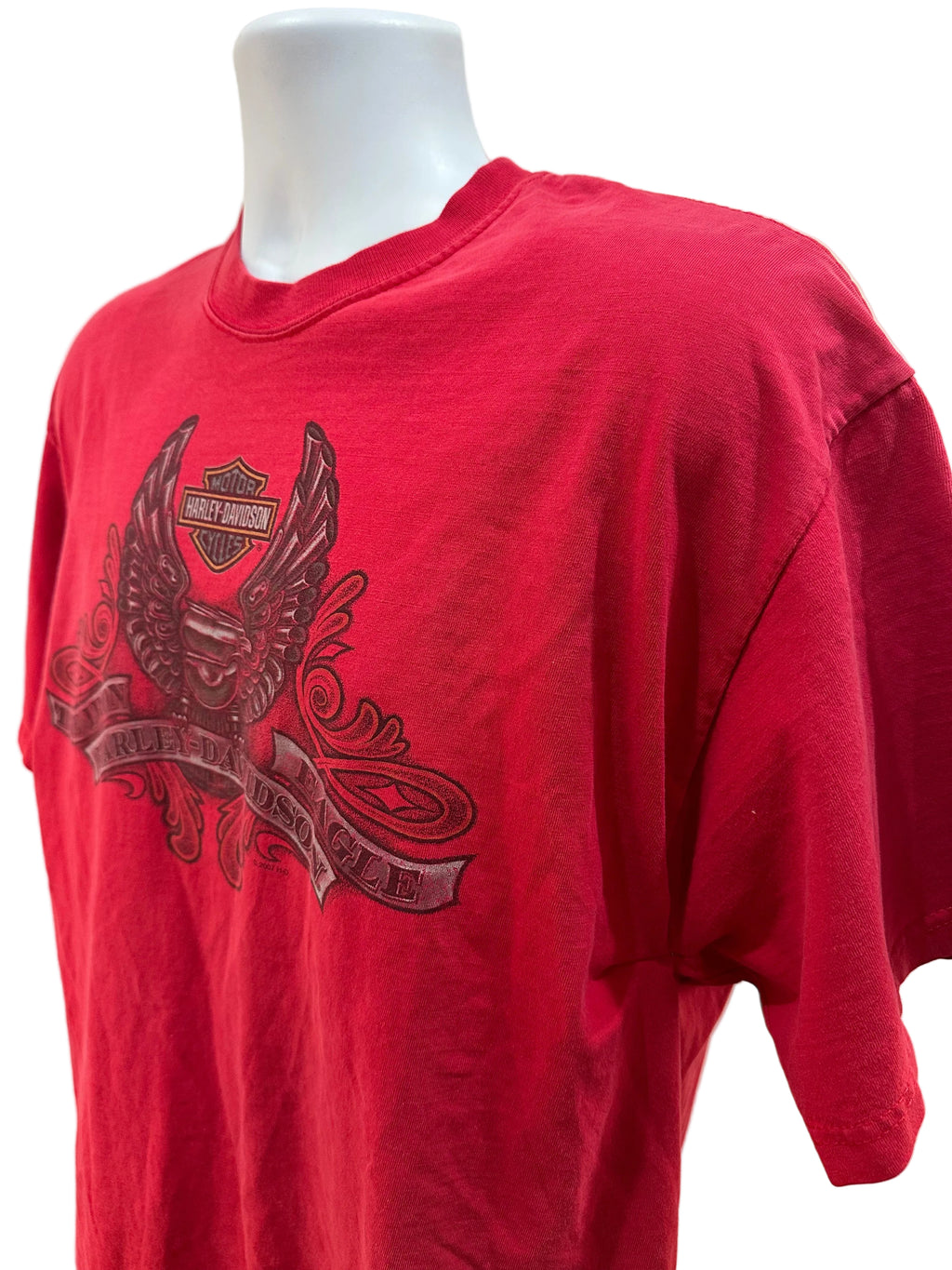 (Men's Large) 2007 Restitch Harley Davidson "Iron Eagle"