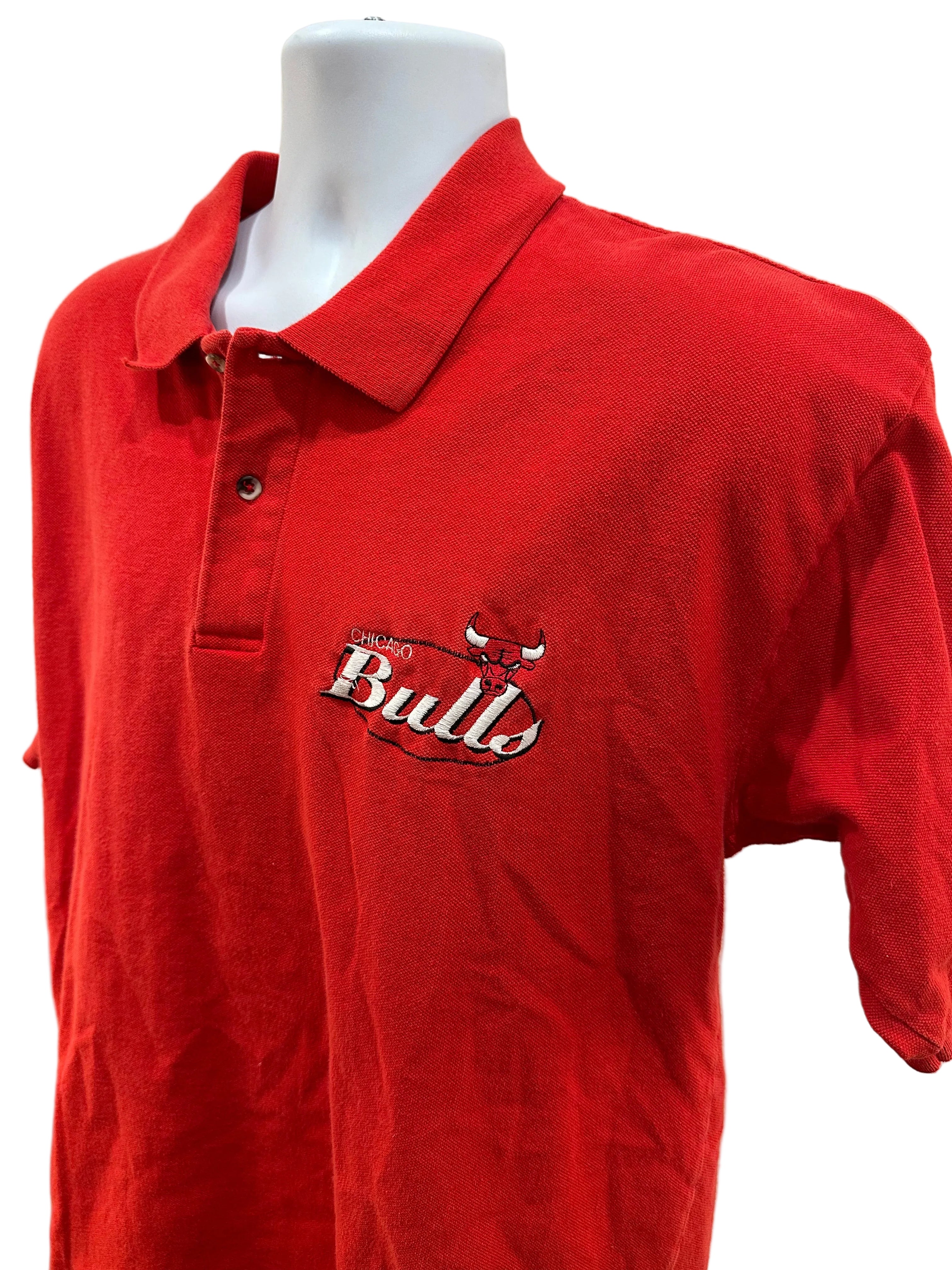 (Men's XL) 90s Chicago Bulls Polo