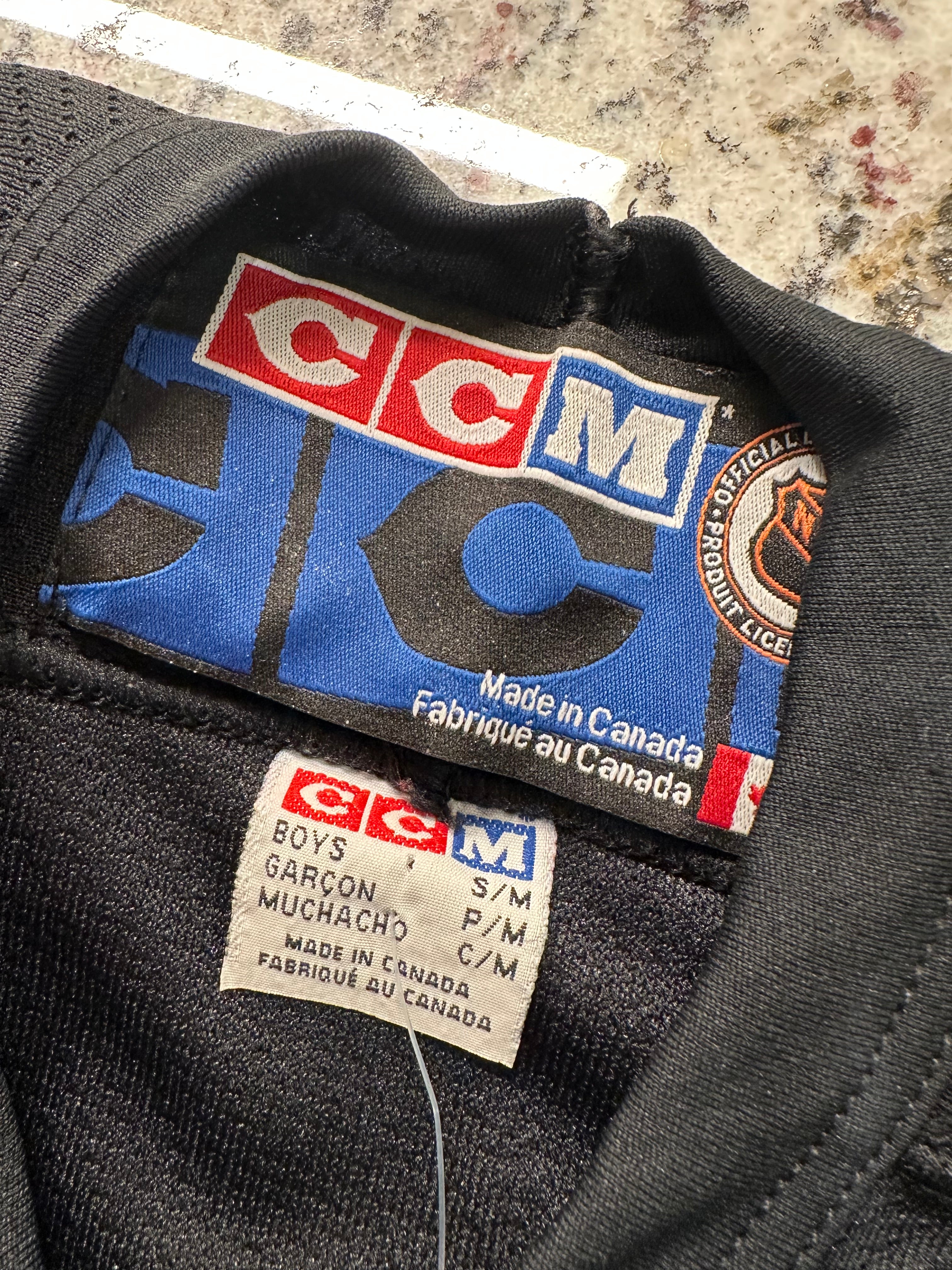 (Kids Medium) 90s CCM Chicago Blackhawks Jersey