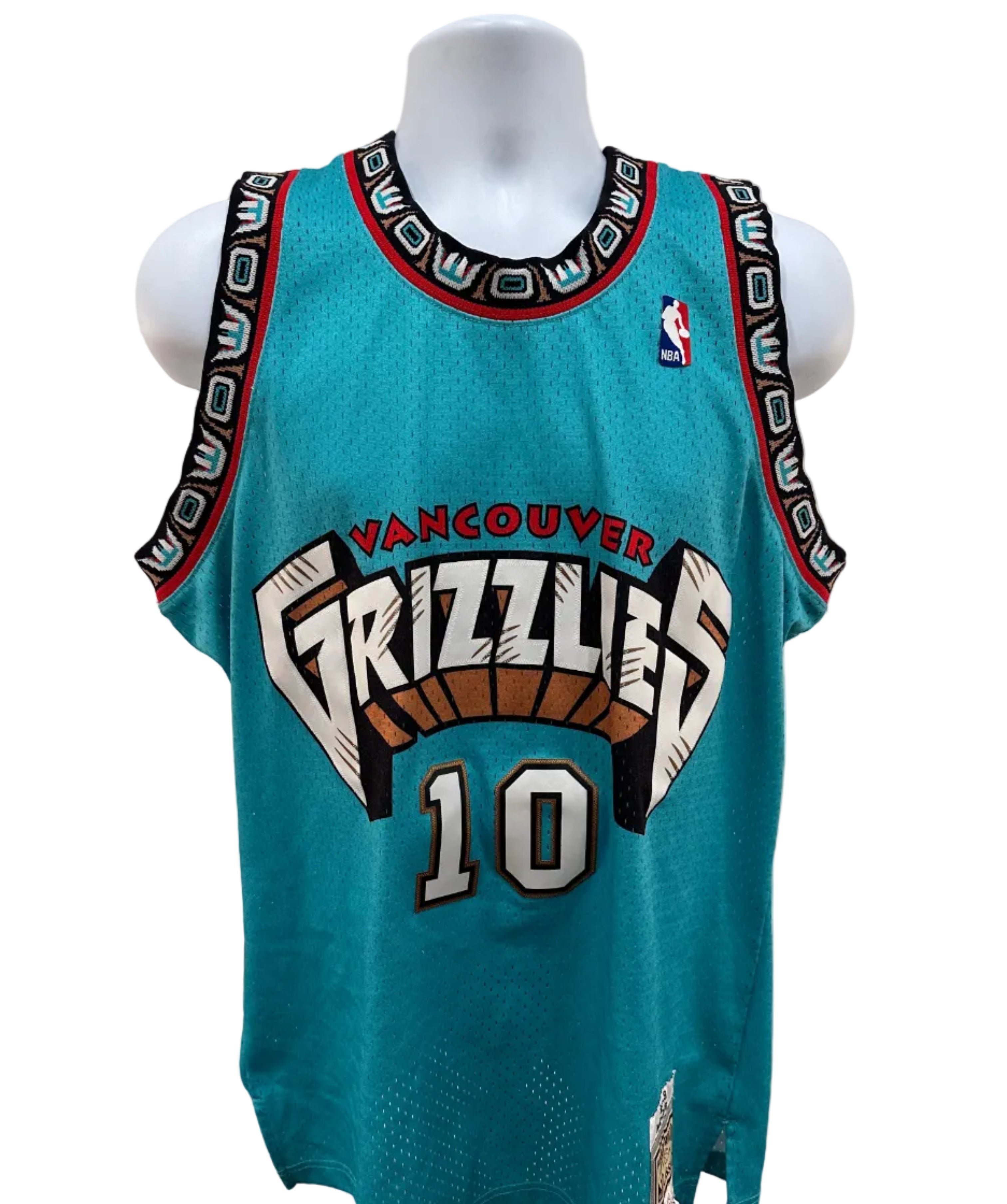 (Men's Large) Mike Bibby Vancouver Grizzlies Throwback Jersey