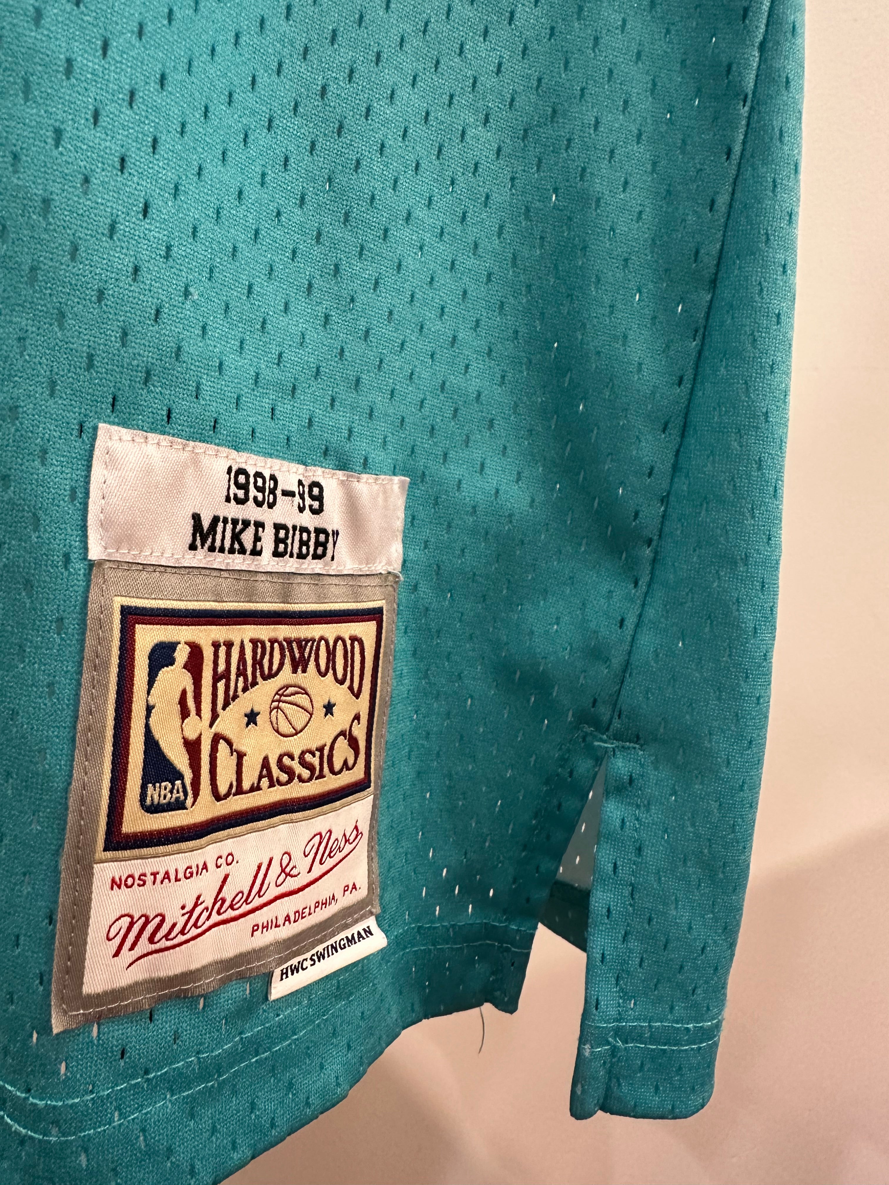 (Men's Large) Mike Bibby Vancouver Grizzlies Throwback Jersey
