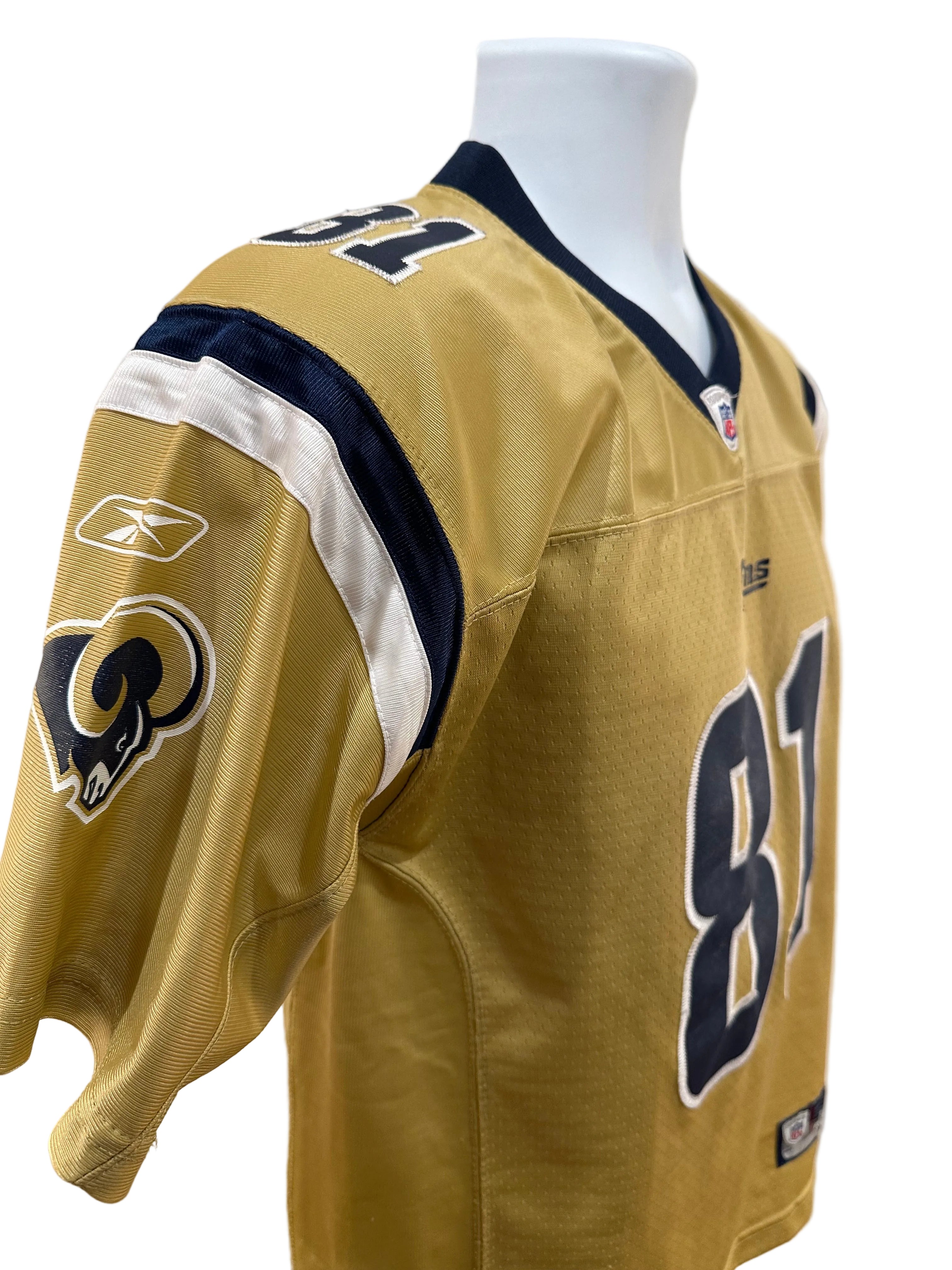 (Kids Large) 2000s Torry Holt St. Louis Rams Jersey