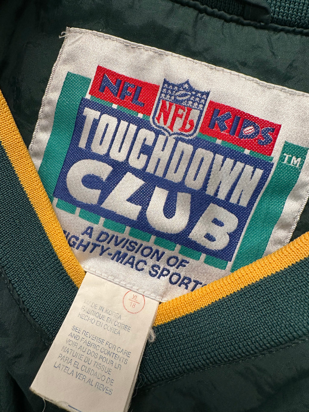 (Kids XL) 90s Green Bay Packers Windbreaker