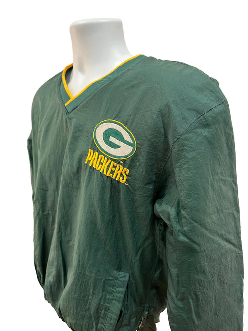 (Kids XL) 90s Green Bay Packers Windbreaker