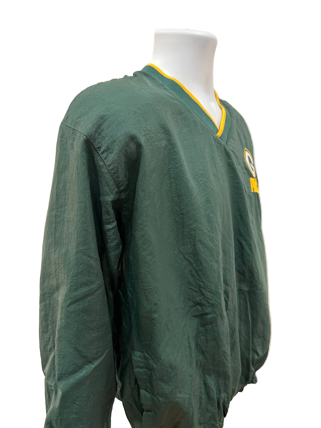(Kids XL) 90s Green Bay Packers Windbreaker