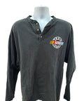 (Men's 2X) 90s Team Nascar Long Sleeve Henley