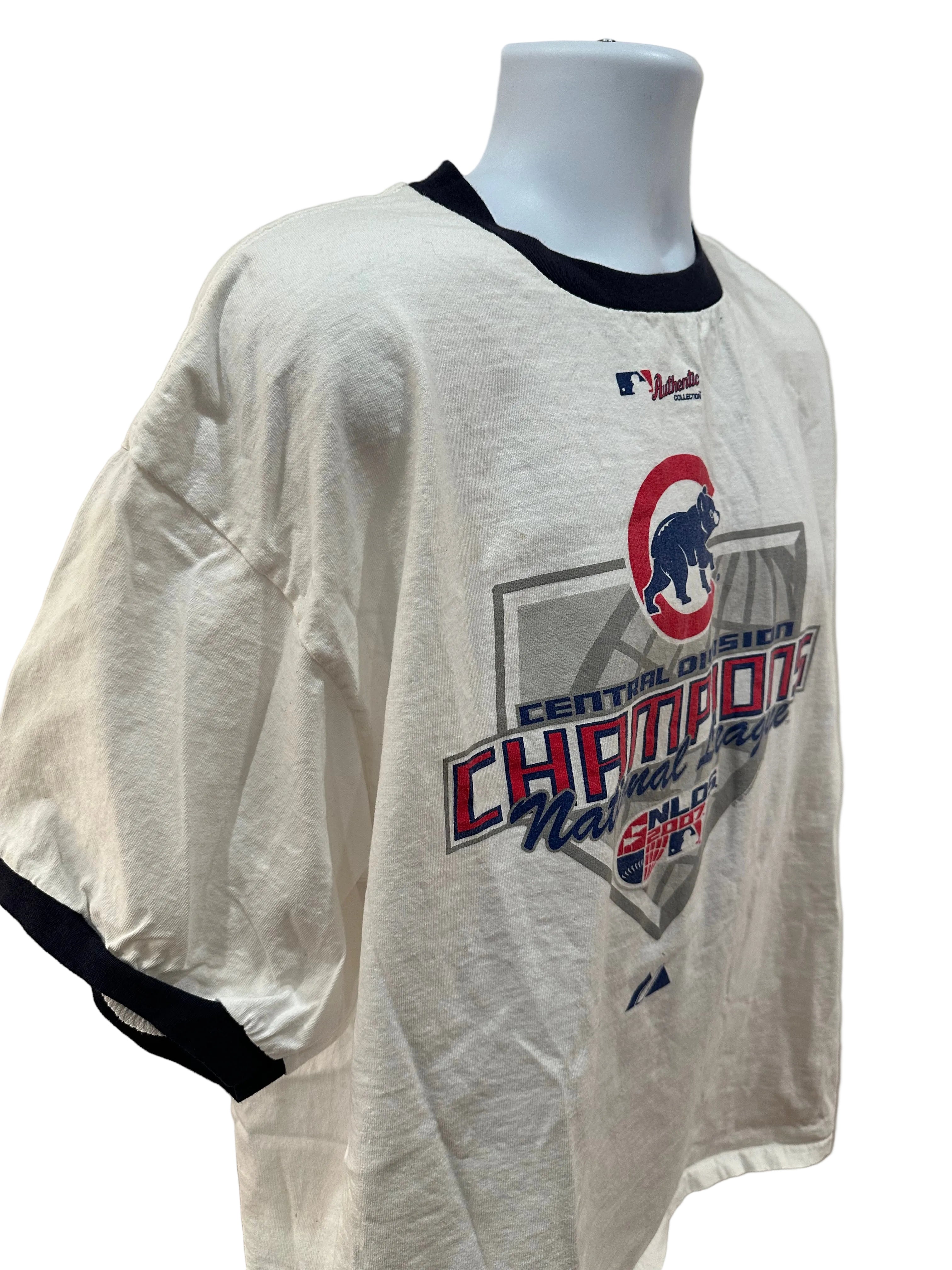 (Men's 2X) 2000s Chicago Cubs Ringer Short Sleeve