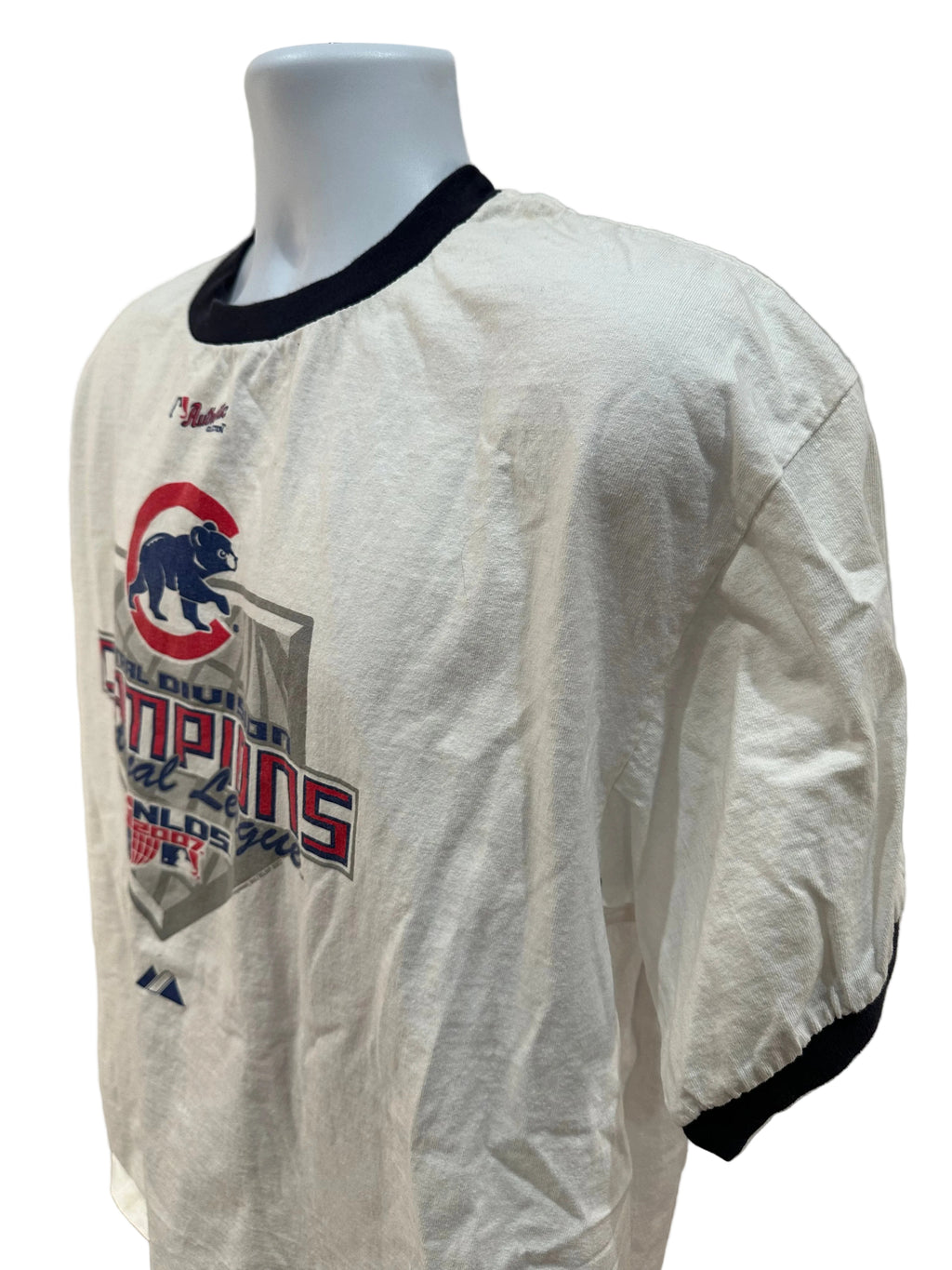 (Men's 2X) 2000s Chicago Cubs Ringer Short Sleeve