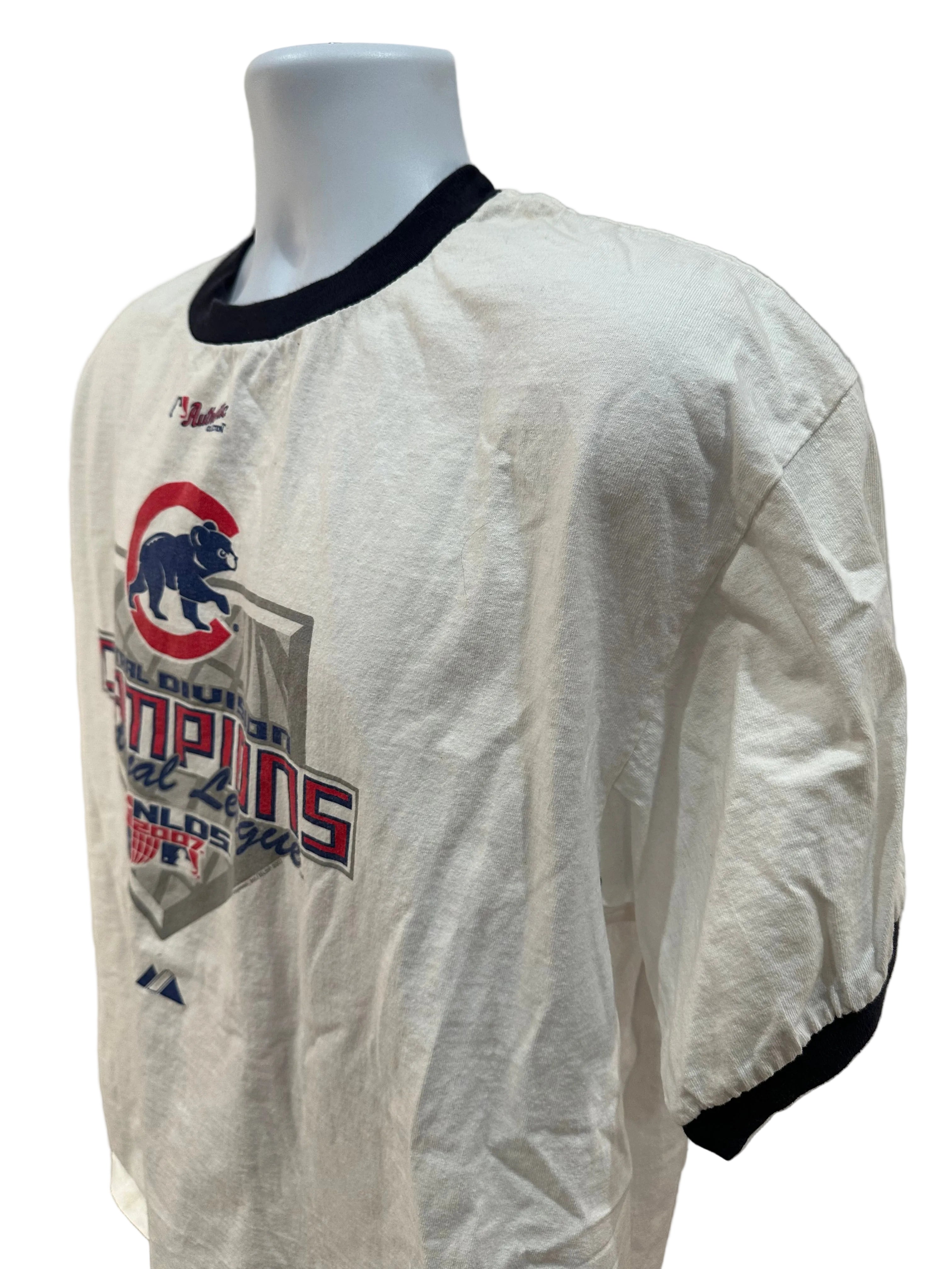 (Men's 2X) 2000s Chicago Cubs Ringer Short Sleeve