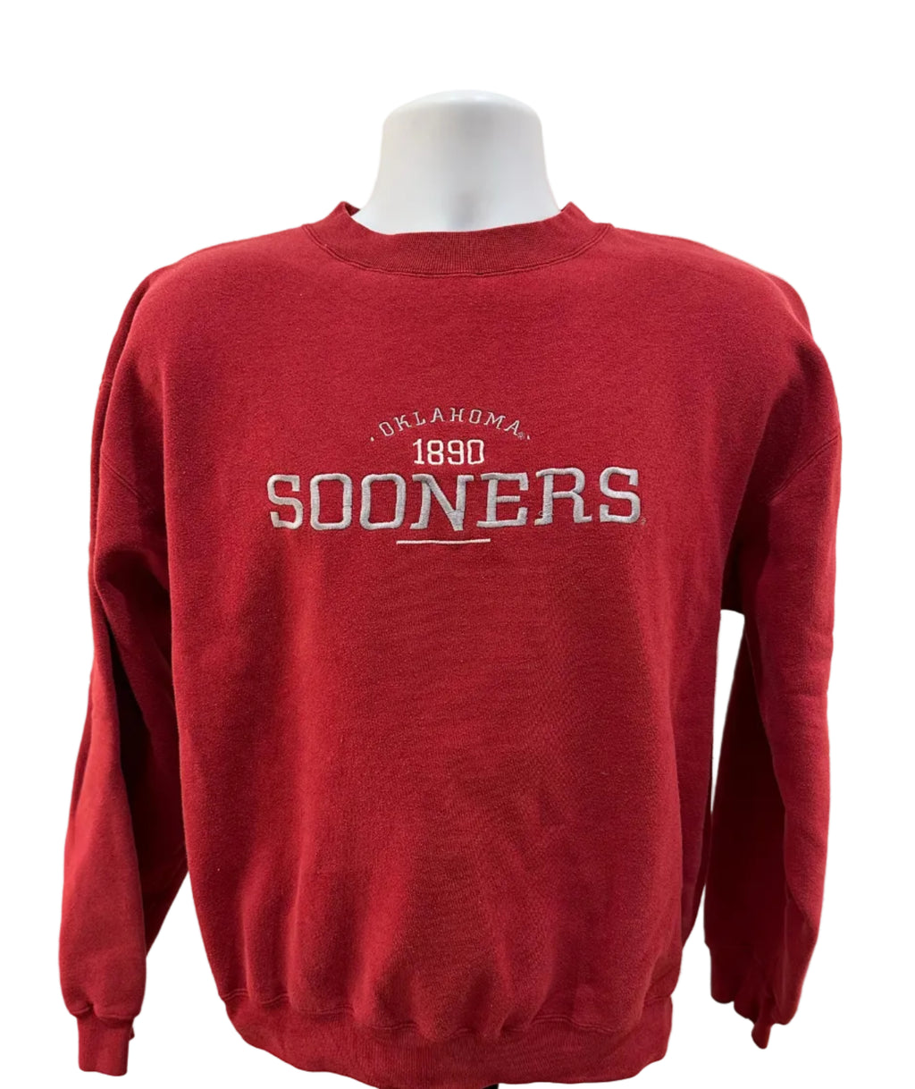(Men's Large) 90s Oklahoma Sooners Crewneck