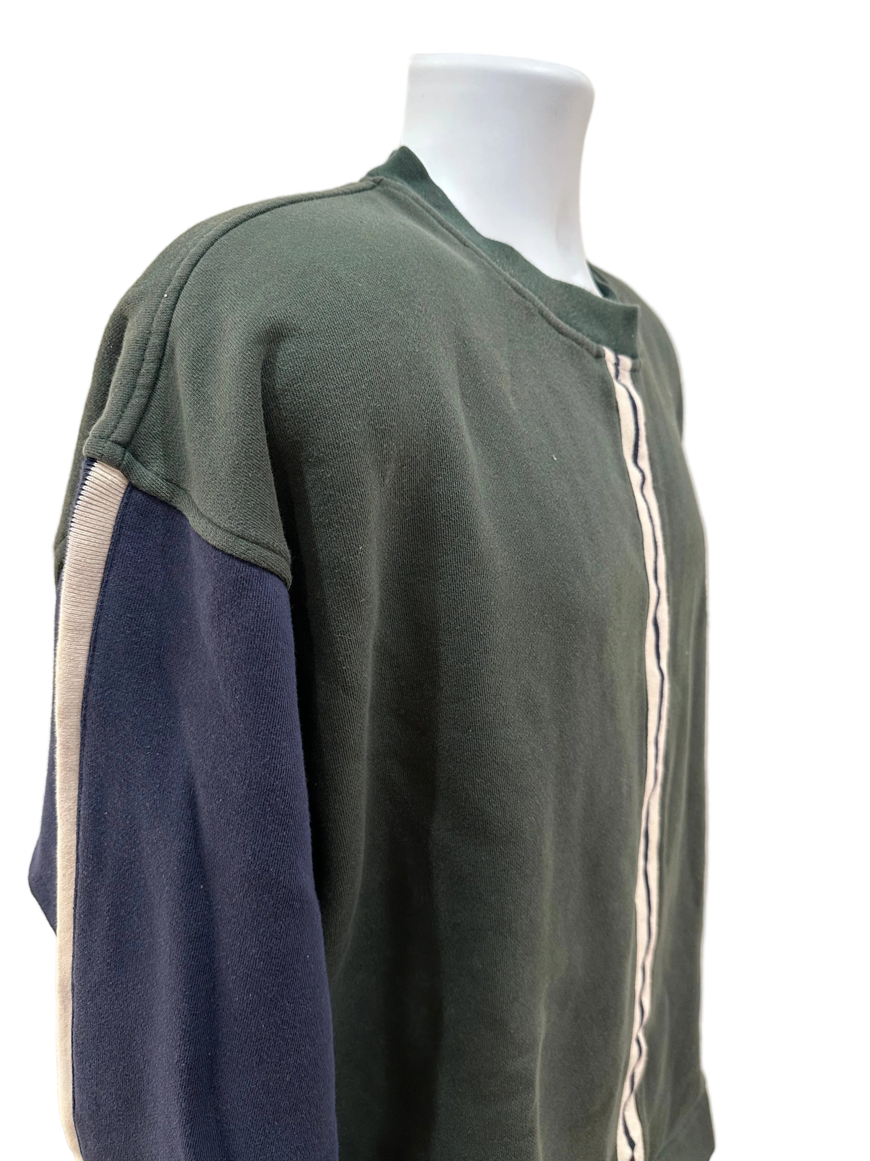 (Men's XL) 90s Tommy Hilfiger Striped Crewneck