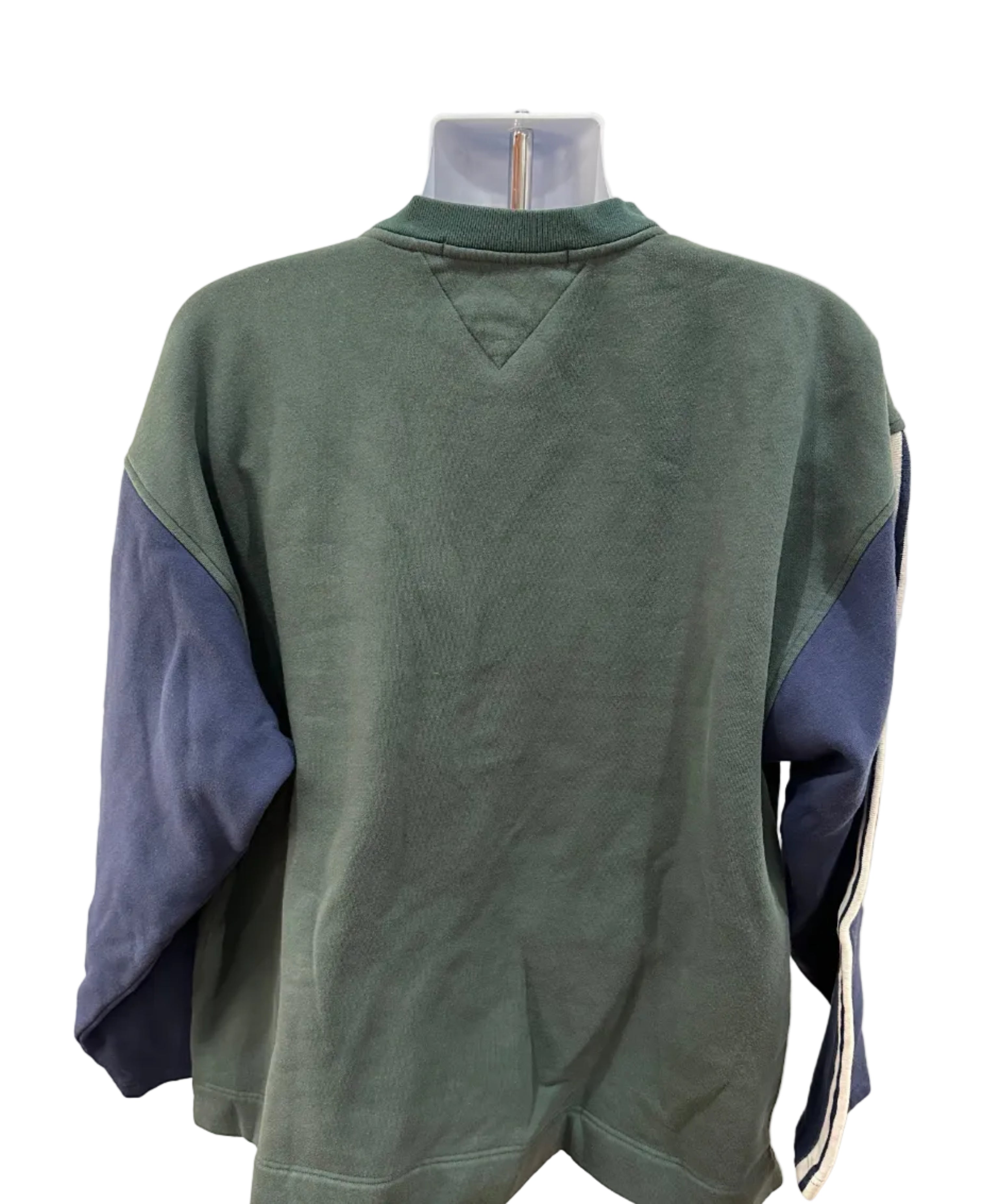 (Men's XL) 90s Tommy Hilfiger Striped Crewneck