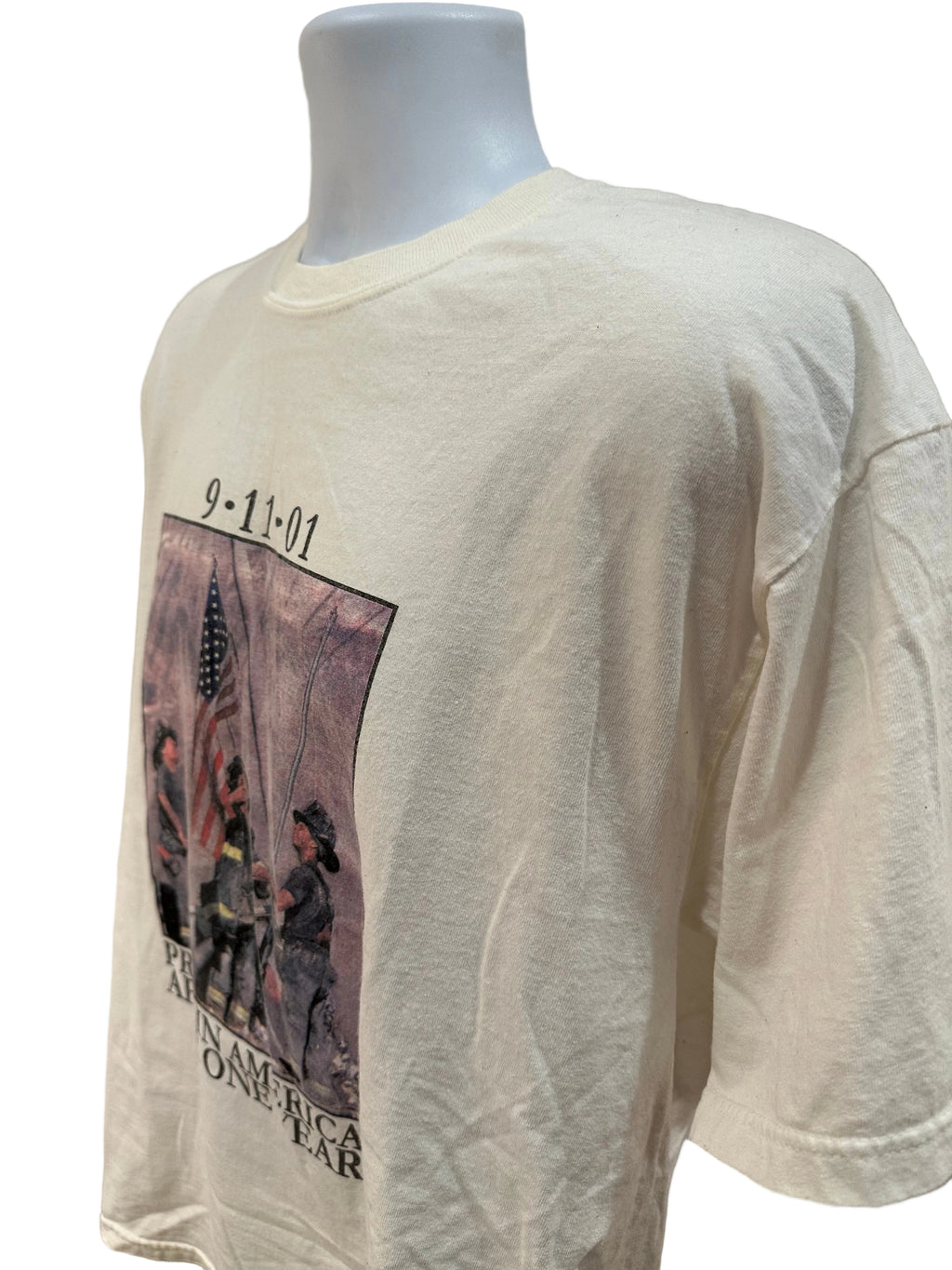 (Men's XL) 2000s 9/11 Never Forget Short Sleeve