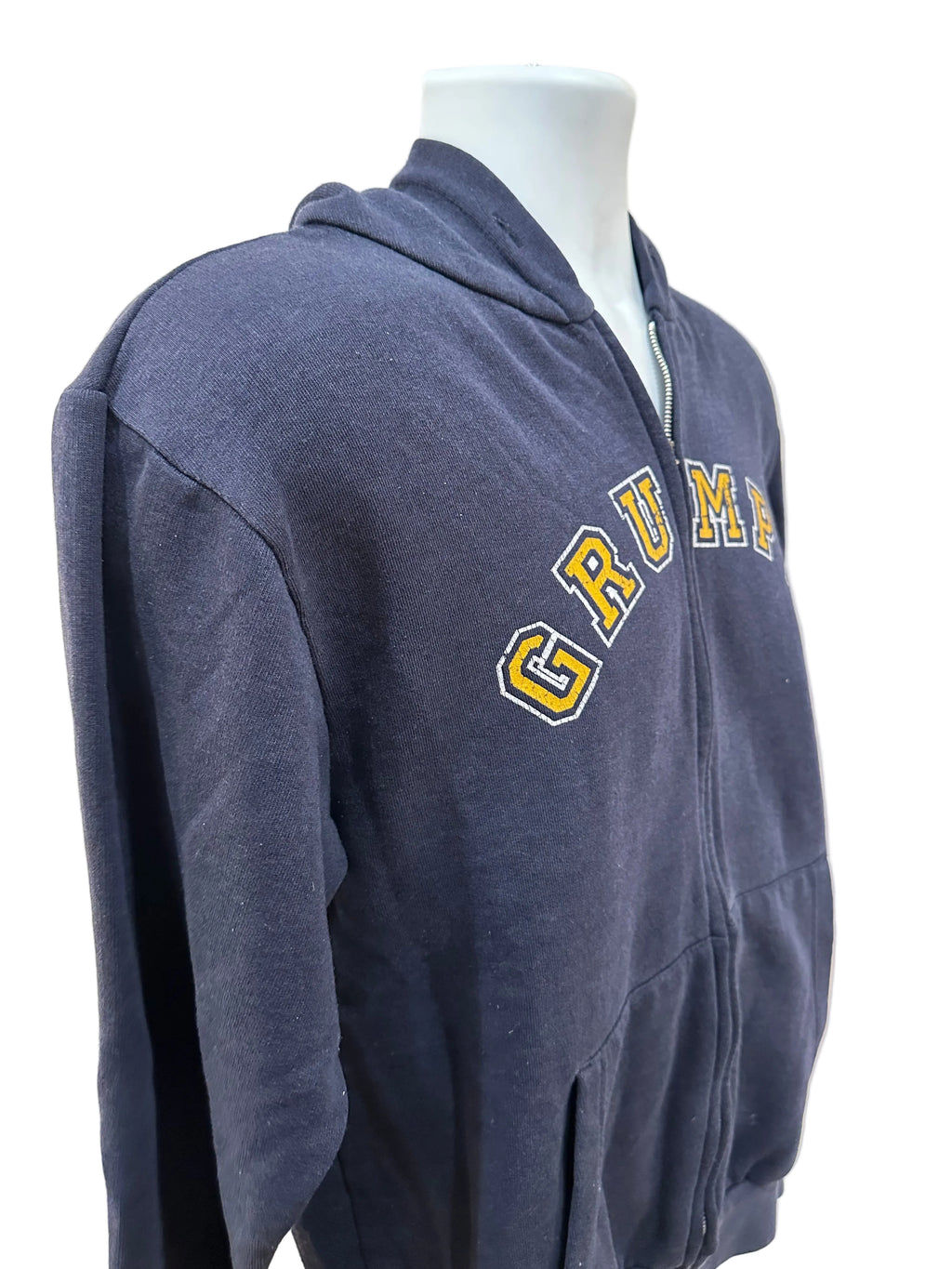 (Men's Medium) 90s Grumpy Zip Up Hoodie