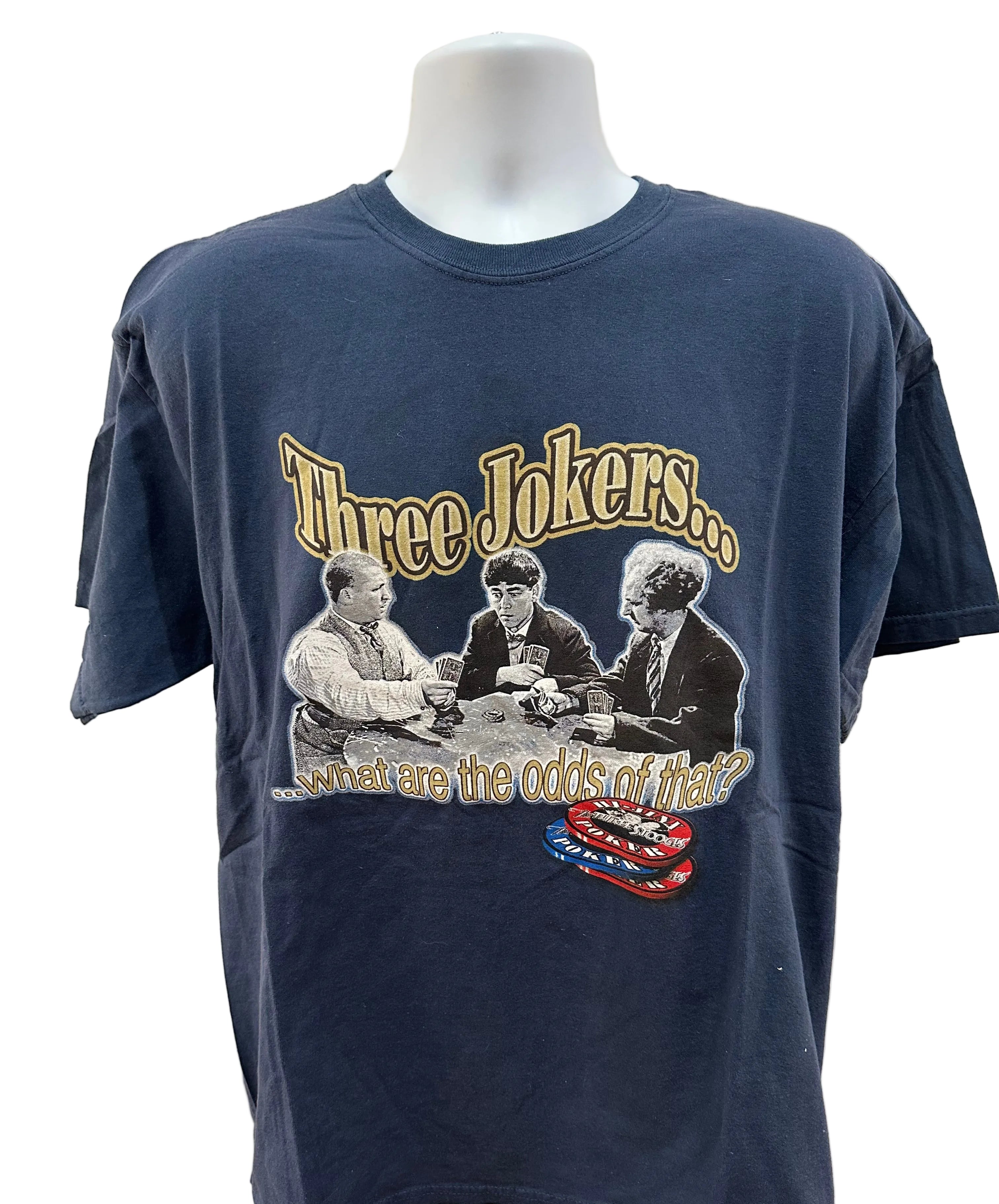 (Men's XL) 90s Three Stooges Promo Short Sleeve